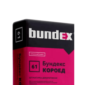 Штукатурка декоративная 25кг Бундекс короед купить во Владимире