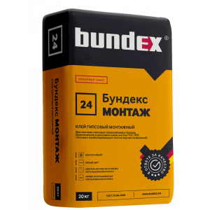 Клей для ГКЛ 20кг Бундекс Монтаж купить во Владимире